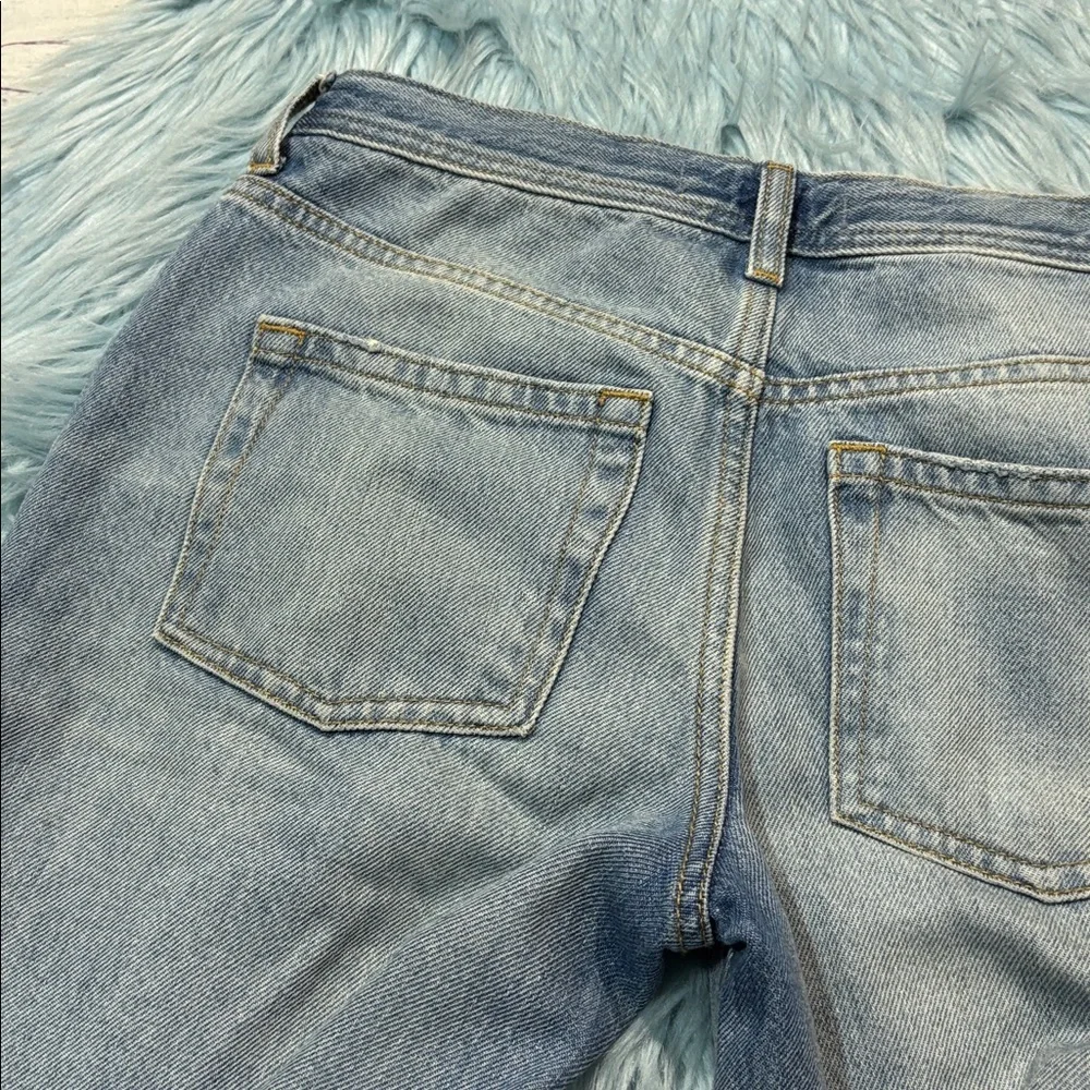 We the Free Maggie Mid Rise Straight Leg Jean in Aged to Perfection